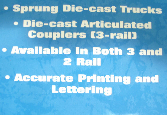 Atlas 8712 3 Rail Erie AAR Double Door Boxcar Set