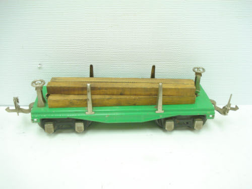 Lionel 651 Vintage O Prewar Flatcar with Stakes