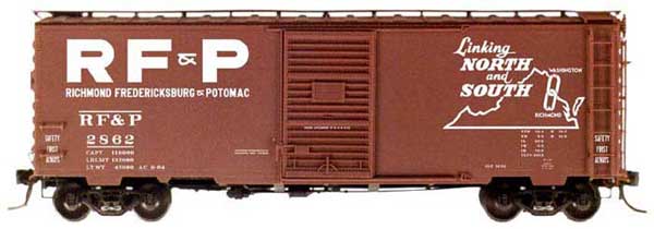 Kadee 4306 HO Richmond, Fredericksburg & Potomac 40' PS-1 Boxcar #2862