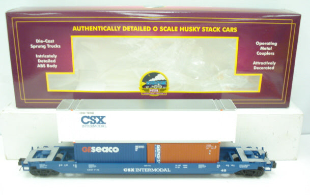 MTH 20-95077 CSX Husky Stack Car #7172