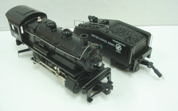 Lionel 6-28679 O Gauge Army Transportation 0-4-0 Steam Locomotive & Tender #40