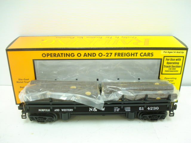 MTH 30-79257 Norfolk & Western Operating Flat Car