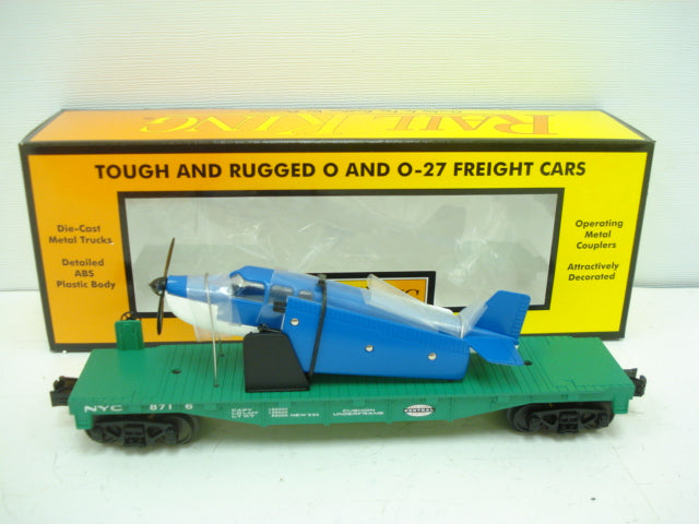 MTH 30-76337 New York Central Flat Car w/Airplane