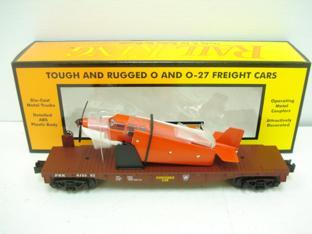 MTH 30-76338 O Pennsylvania Flatcar w/ Airplane #475382