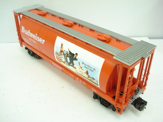MTH 20-97686 O Budweiser 3-Bay Cylindrical Hopper #195925