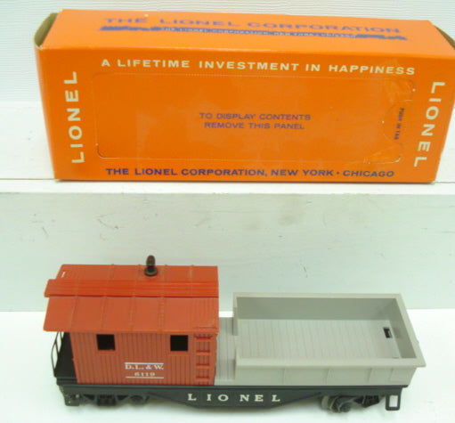 Lionel 6119-100 Vintage O Gray & Red DL&W Work Caboose