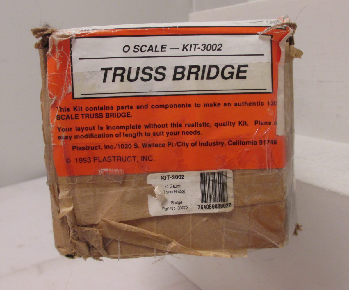 Plastruct 3002 O 5” x 30” x 8-1/2” Truss Bridge Kit
