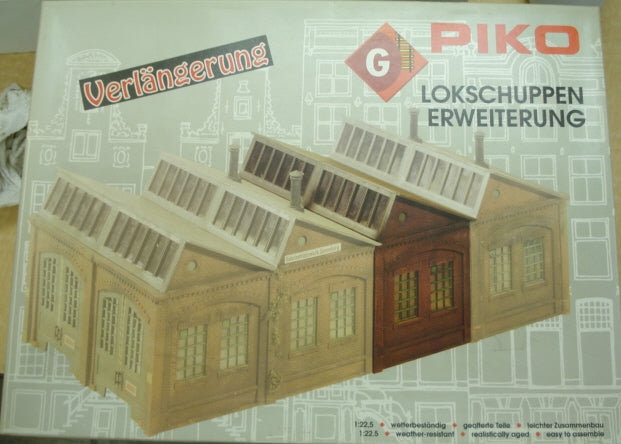 Piko 62007 G Scale Locomotive Shed Extension Set