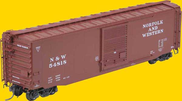 Kadee 6016 HO Norfolk & Western 50' PS-1 Boxcar with Scale Coupler #54818