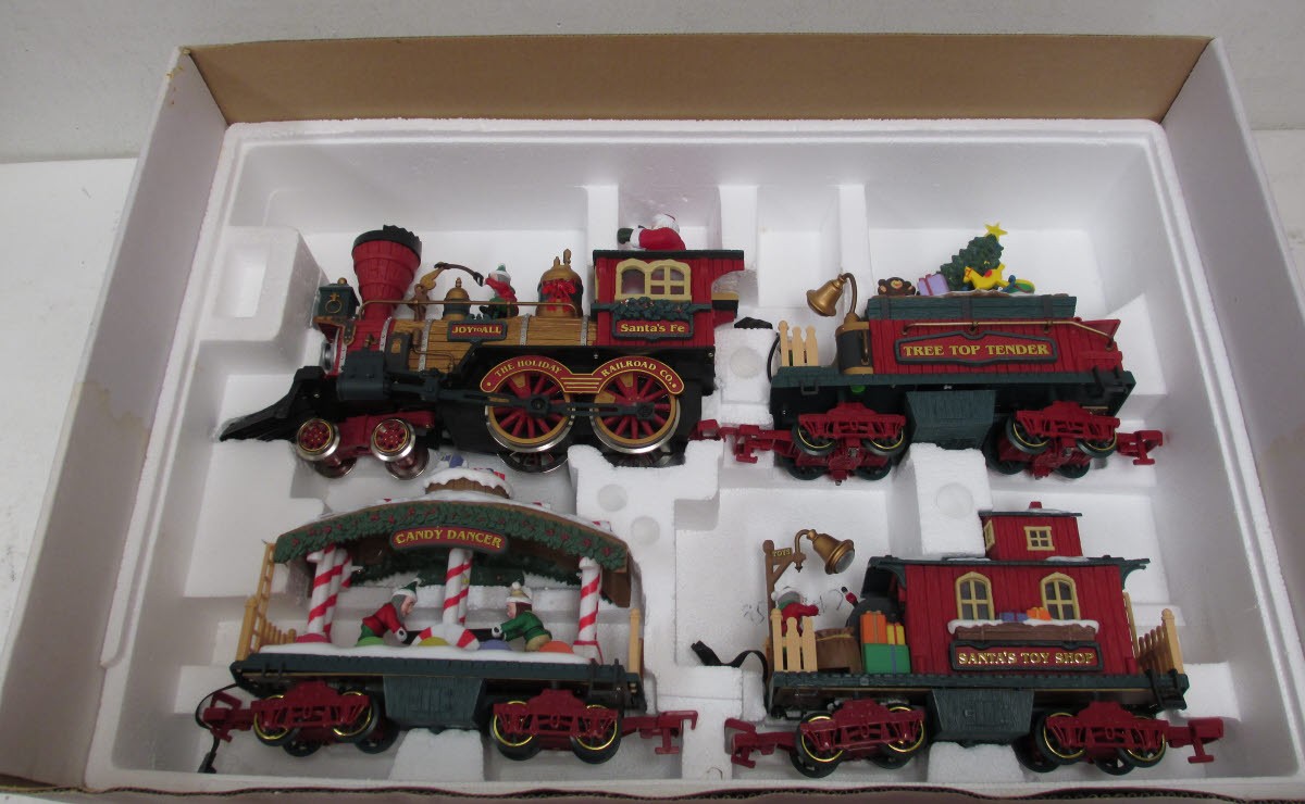 Animated Christmas Train Set