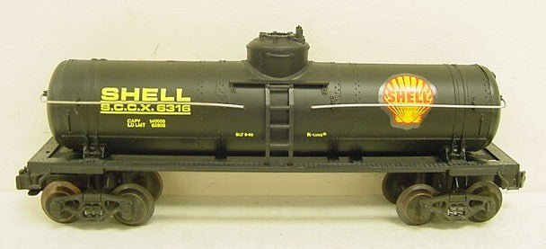 K-Line K-6316 O Gauge Shell Classic Tank Car #6316