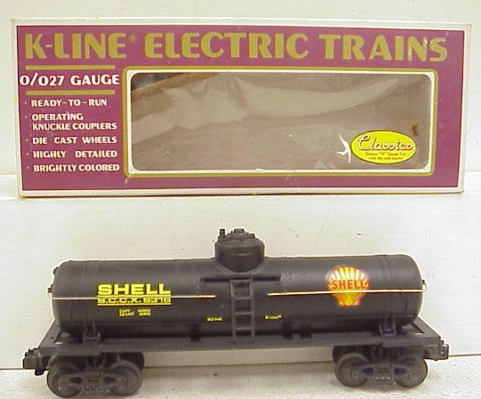 K-Line K-6316 O Gauge Shell Classic Tank Car #6316