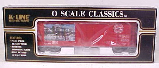 K-Line K762-7483 O FEC Historic Art Classic Woodsided Refrigerator Car #7627483