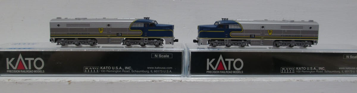 Kato 106-0505 N Scale D&H PA1/PA1 Diesel Set