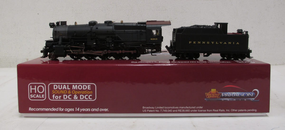 Broadway Limited 2483 HO Pennsylvania I1sa 2-10-0 with 90F82 Short Tender #4243