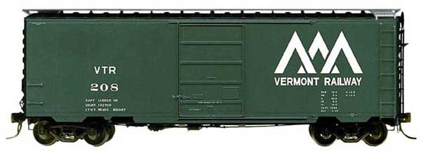 Kadee 4903 HO Vermont Railway 40' PS-1 Boxcar #208