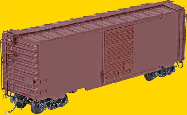 Kadee 3999 HO Undecorated Red Oxide 40' PS-1 HO Boxcar