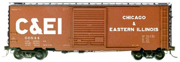 Kadee 5209 HO Chicago & Eastern Illinois 40' PS-1 Standard Boxcar #66844
