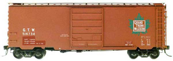 Kadee 5211 HO Grand Trunk Western 40' PS-1 Boxcar #516734