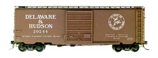 Kadee 5215 HO Scale Delaware & Hudson 40' PS-1 Standard Boxcar