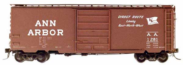 Kadee 5226 HO Scale Ann Arbor 40' PS-1 Boxcar #1281 with 8' Doors