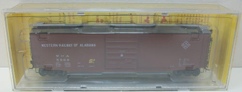 Kadee 6105 HO Scale Western Railway of Alabama 50' PS-1 Boxcar #5000