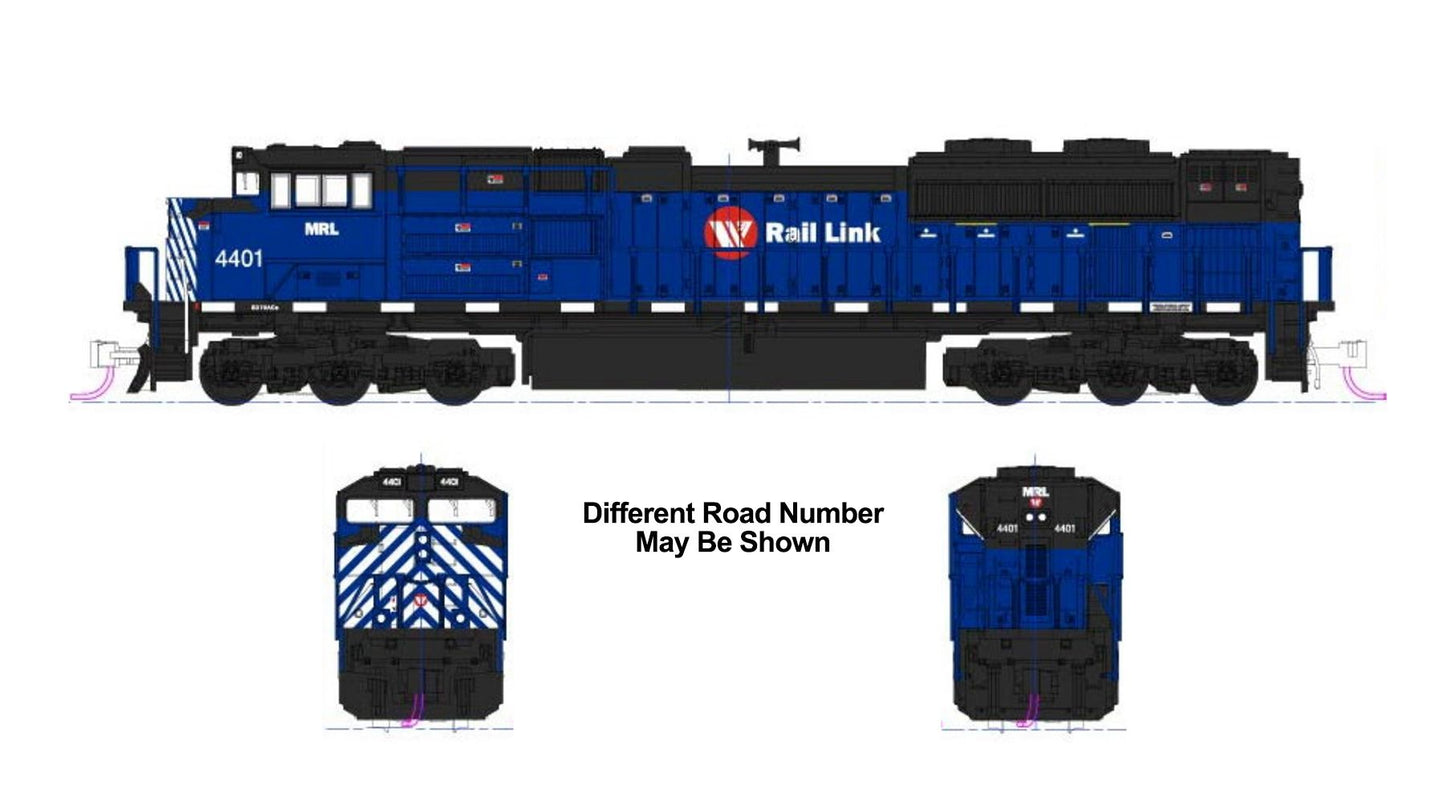Kato 176-8530 N MRL EMD SD70ACe Diesel Locomotive with Nose Headlight #4400