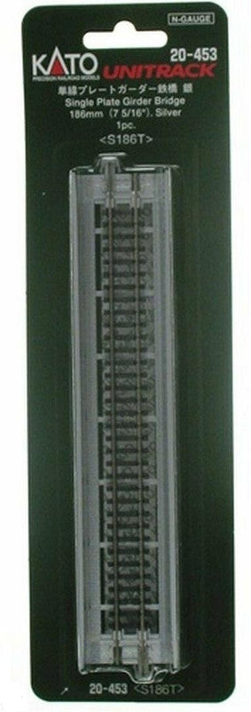 Kato 20-453 N 7-5/16" Silver Single Plate Girder Bridge UniTrack