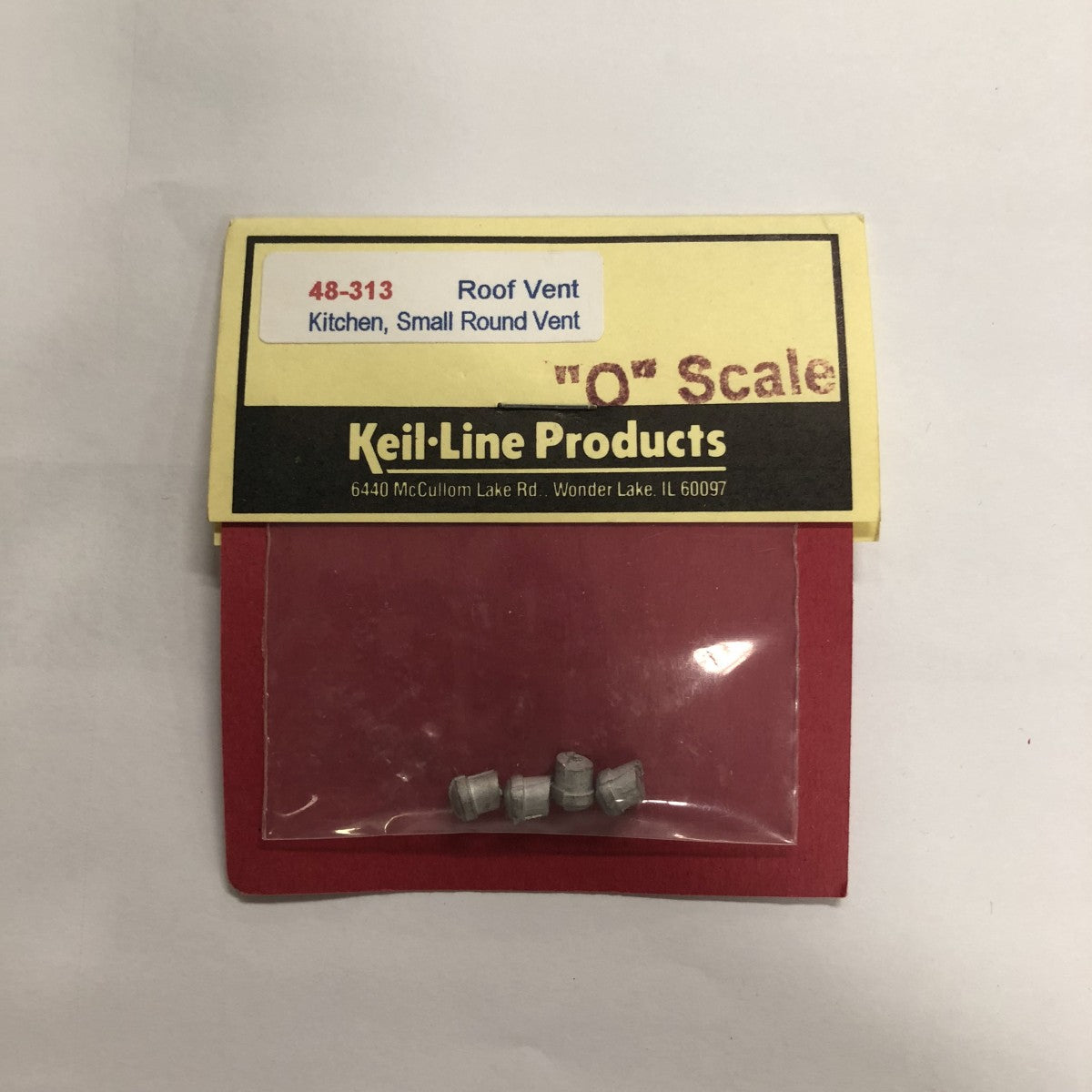 Keil-Line Products 48-313 O Roof Vent Kitchen, Small Round Vent