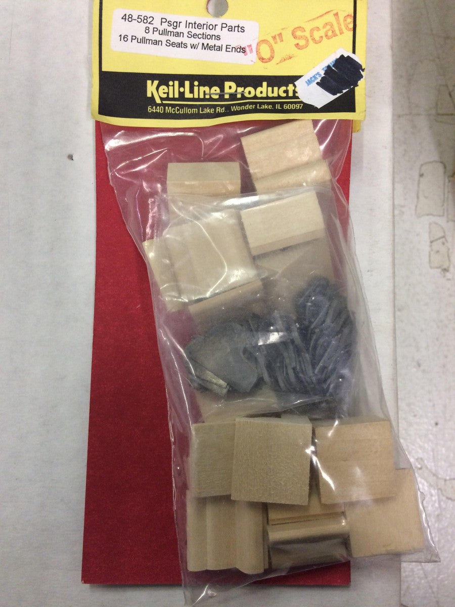 Keil-Line Products 48-582 O Pullman Section & Seats Passenger Interior Parts