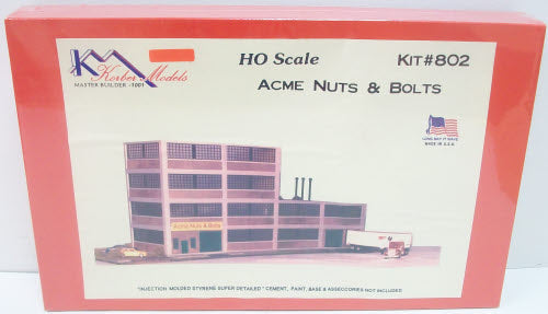 Korber 802 HO Scale Acme Factory Building Kit