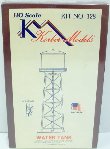 Korber 128 HO Scale Water Tower Building Kit