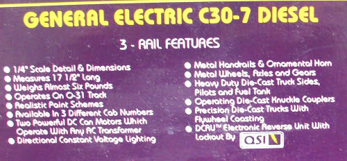 MTH 20-2011-1 Conrail C30-7 Diesel Engine w/PS1 #6605