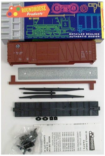 Roundhouse 2133 HO Santa Fe Double Door Boxcar #66201 Kit