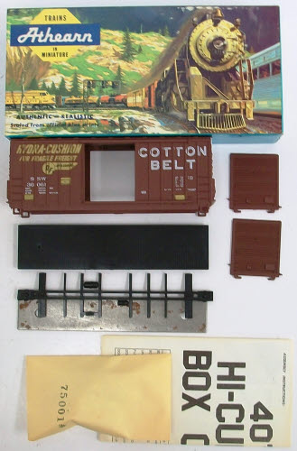 Athearn 1952 HO Cotton Belt 40' Outside Brace High Cube Boxcar # 36161 Kit