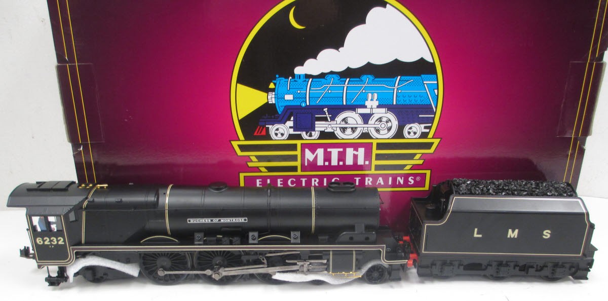 MTH 20-3370-2 LMS Railway Duchess of Abercorn Steam & Tender w/ PS 3.0 #6232