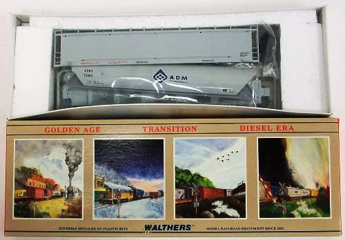 Walthers 932-5801 HO Scale ADM PD Covered Hopper Car Kit