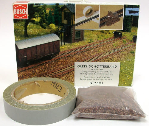 Busch 7091 N Track-Base w/Ballast