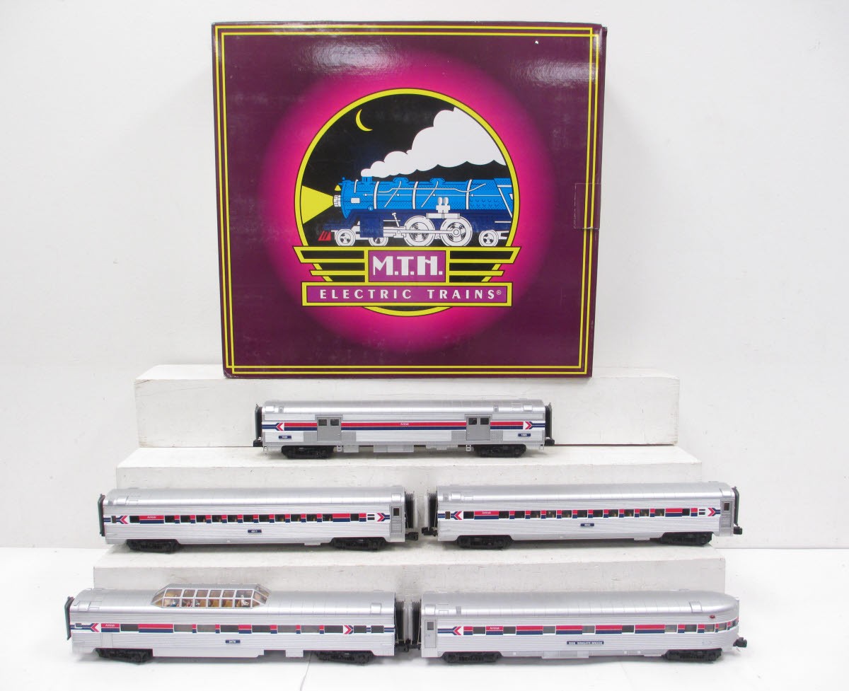 MTH 20-65155 O Amtrak Premier 70' Streamlined Passenger Car Set (Set of 5)