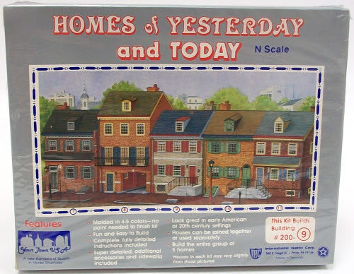 IHC 200-9 N Scale The Stevenson House Homes of Yesterday Model Building Kit