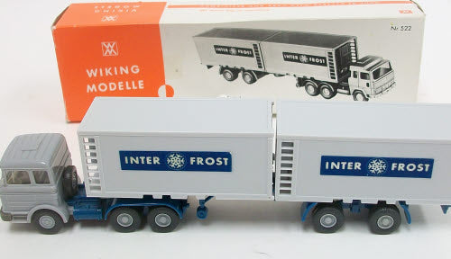 Wiking 522 HO Scale Coal-Container Truck Trailer