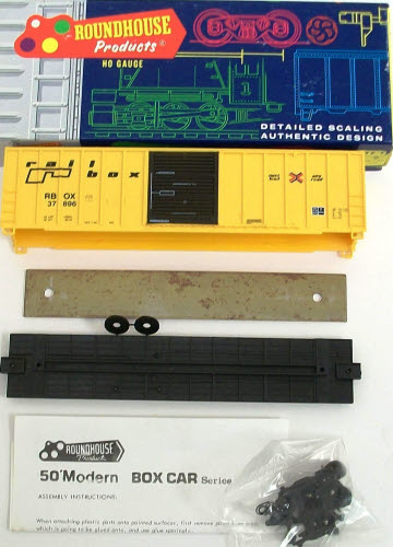 Roundhouse 1972 Railbox 50' Single Door Boxcar Railbox '95 Kit