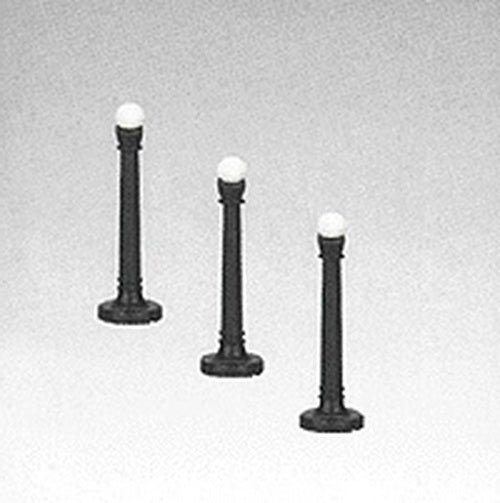 Life Like 1703 O Scale Light-Ups Street Lights Scene Master (Pack of 3)
