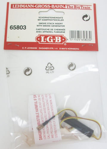LGB 65803 G 18 Volt Smoke Stack Insert W/Smoke Generator