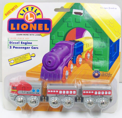 Lionel 7-71006 Little Lionel SF F-3 Diesel Engine & 2 Passenger Cars
