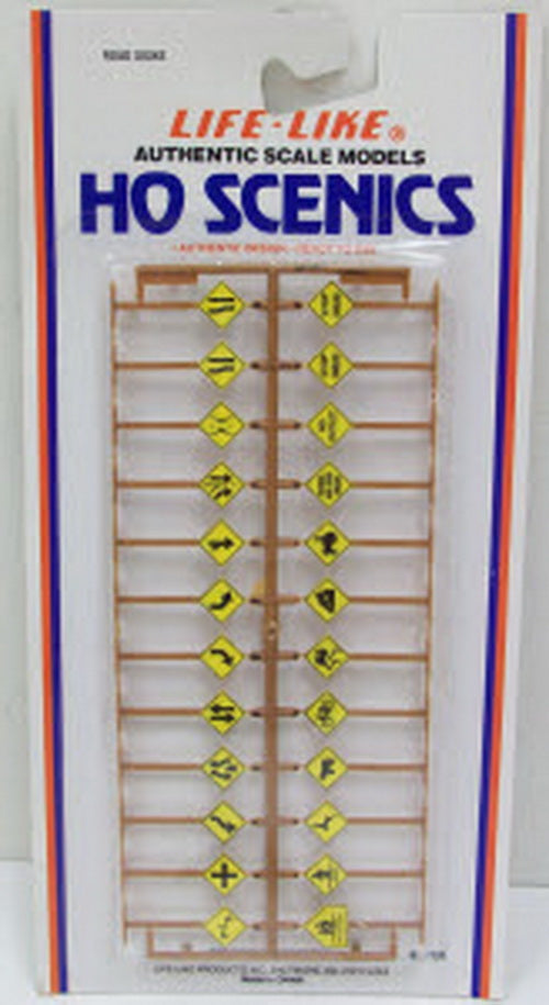 Life Like 1131 HO Road Signs