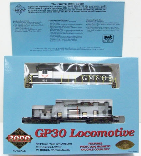 Proto 2000 23117 HO GM&O GP30 Phase II Diesel Locomotive #506