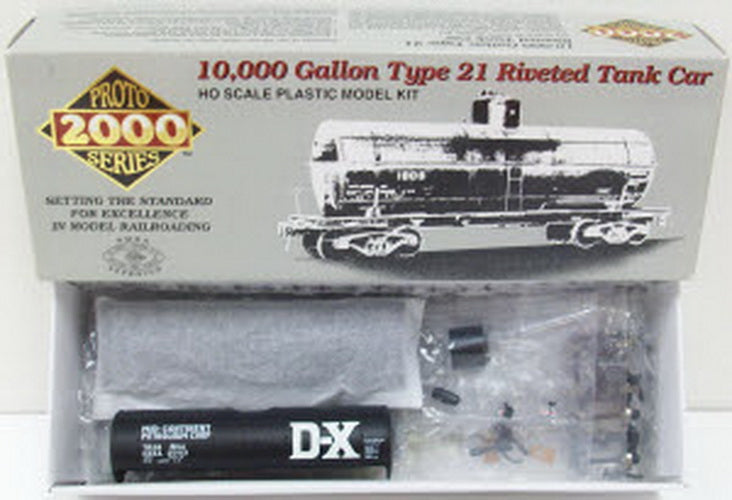 Proto 2000 23158 HO COSX 10,000 Gallon Type 21 Riveted Tank Car Kit #2043