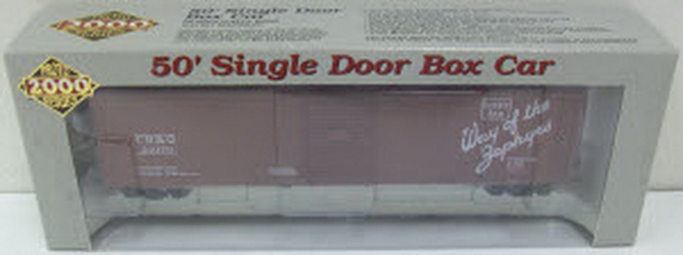 Proto 2000 23347 HO CB&Q Boxcar #21076