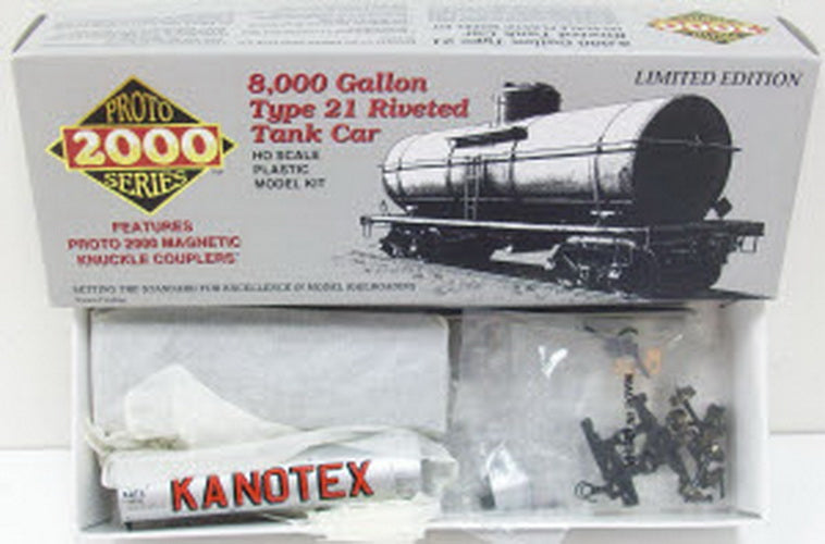 Proto 2000 8256 Life Like HO Kanotex Tank Car Kit